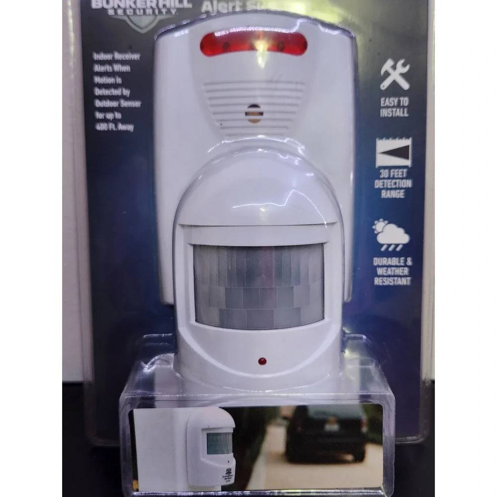 Wireless Security Driveway Alert System 400ft Range Bunker Hill